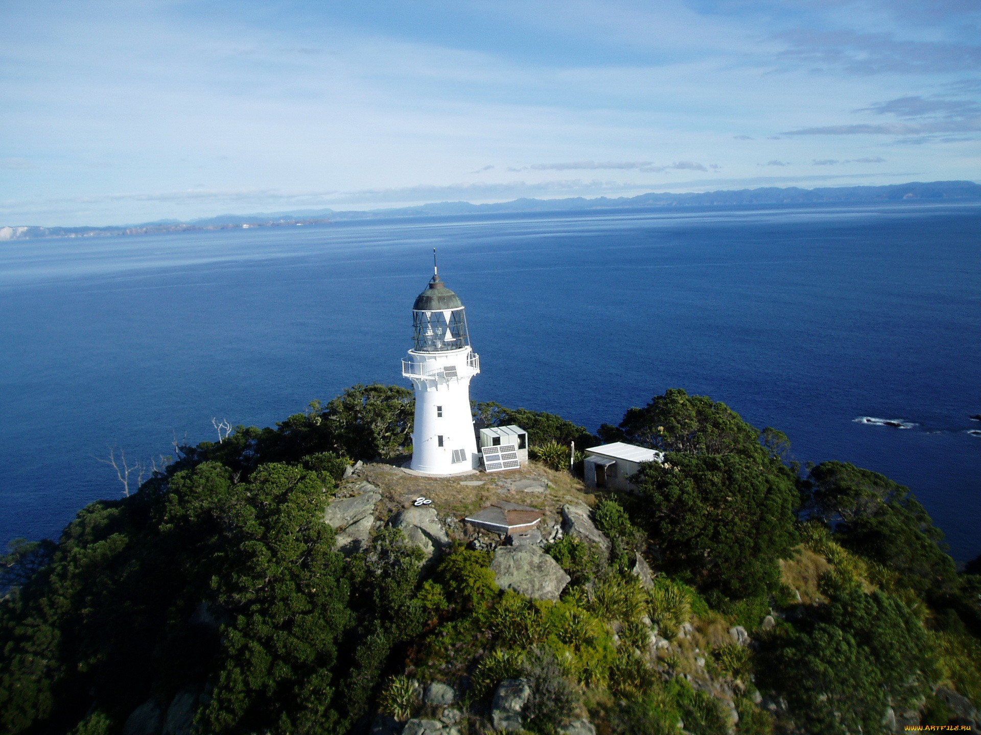 , , cuvier, island, lighthouse, new, zealand